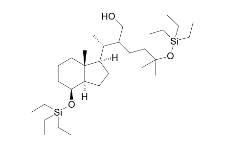 (8S,20R,22.xi.)-Des-A,B-8-[(triethylsilyl)oxy]-22-(hydroxymethyl)-25-[(triethylsilyl)oxy]-cholestane