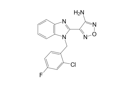 Furazan-3-amine, 4-[1-(2-chloro-4-fluorobenzyl)-2-benzimidazolyl]-