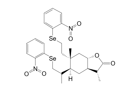 5-alpha-H,11-beta-H-ELEMAN-12,8-alpha-OLIDE,2,3-DI-(O-NITROPHENYLSELENO)
