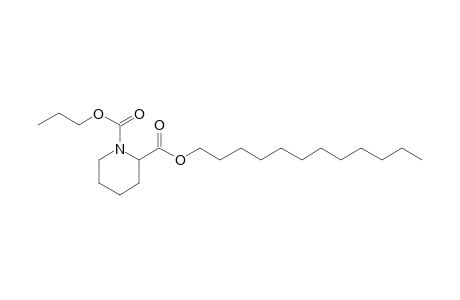 Pipecolic acid, N-propoxycarbonyl-, dodecyl ester