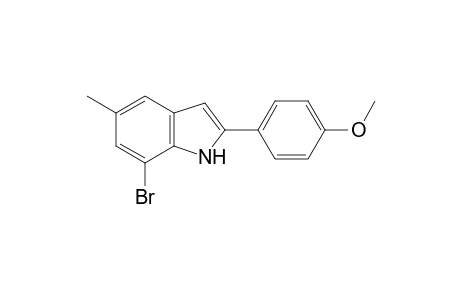 7-Bromo-2-(4-methoxyphenyl)-5-methyl-1H-indole