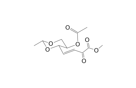 Methyl 3,4-dideoxy-6-O-acetyl-5,7-O-ethylidene-D-erythro-hept-3-en-1-ulosonate