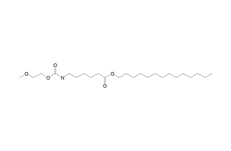 6-Aminocaproic acid, N-(2-methoxyethoxycarbonyl)-, tetradecyl ester