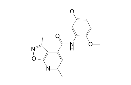 isoxazolo[5,4-b]pyridine-4-carboxamide, N-(2,5-dimethoxyphenyl)-3,6-dimethyl-