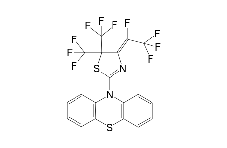 2-(10-Phenothiazinyl)-4-tertfluoroethylidene-5,5-bis(trifluoromethyl)-4,5-dihydrothiazole