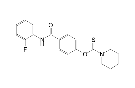 1-piperidinecarbothioic acid, O-[4-[[(2-fluorophenyl)amino]carbonyl]phenyl] ester