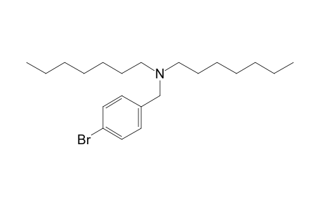 4-Bromobenzylamine, N,N-diheptyl-