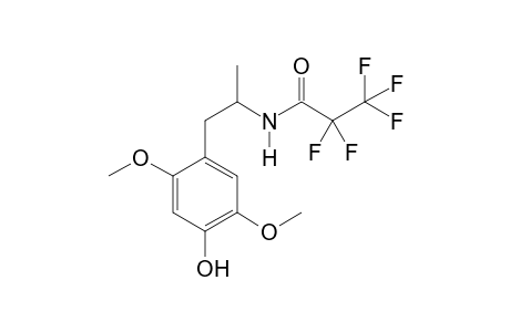 2,5-Dimethoxy-4-hydroxyamphetamine PFP