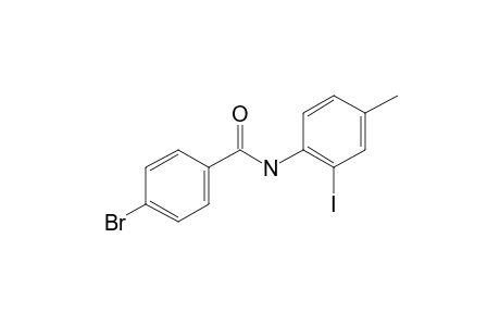 Benzamide, N-(2-iodo-4-methylphenyl)-4-bromo-