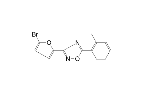 3-(5-bromo-2-furyl)-5-(2-methylphenyl)-1,2,4-oxadiazole