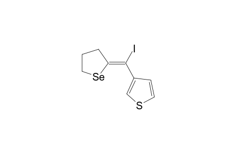 (E)-3-((dihydroselenophen-2(3H)-ylidene)iodomethyl)thiophene