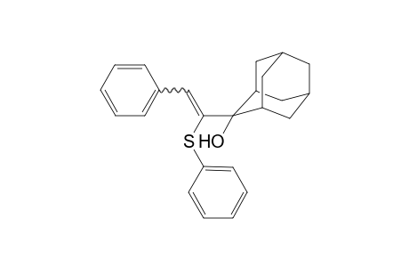 2-(2-Phenyl-1-(phenylthio)vinyl)adamantan-2-ol
