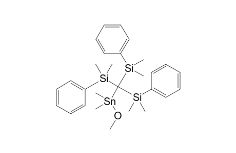 (Methoxydimethyl)-{tris[dimethyl(phenyl)silyl]methyl}-stannane
