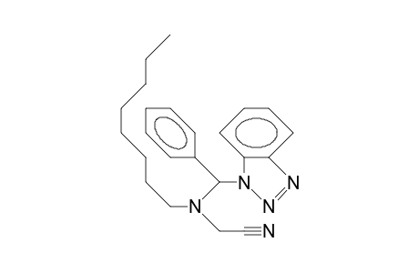 N-(1-Benzotriazolyl-benzyl)-N-octyl-amino-acetonitrile