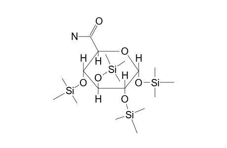 D-Glucuronamide tetrakis(o-trimethylsilyl)-