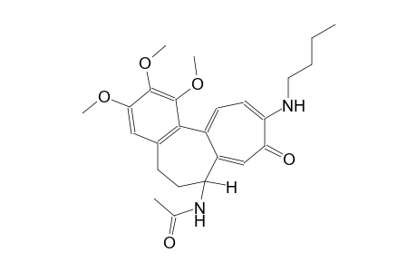 N-[(7R)-10-(butylamino)-1,2,3-trimethoxy-9-oxo-5,6,7,9-tetrahydrobenzo[a]heptalen-7-yl]acetamide