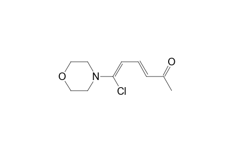 6-Chloro-6-(morpholino)hexa-3,5-dien-2-one