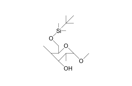 Methyl 2,4-dideoxy-2,4-di-C-methyl-6-O-(dimethyl-tert-butylsilyl)-A-D-gulopyranoside
