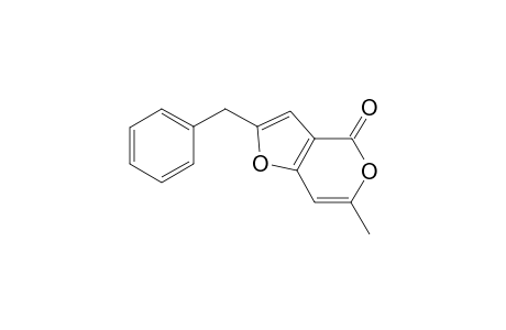 6-Methyl-2-(phenylmethyl)-4H-furo[3,2-c]pyran-4-one
