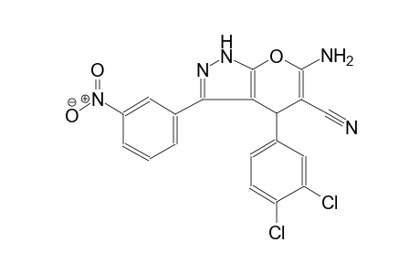 pyrano[2,3-c]pyrazole-5-carbonitrile, 6-amino-4-(3,4-dichlorophenyl)-1,4-dihydro-3-(3-nitrophenyl)-