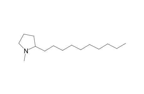 Pyrrolidine, 2-decyl-1-methyl-