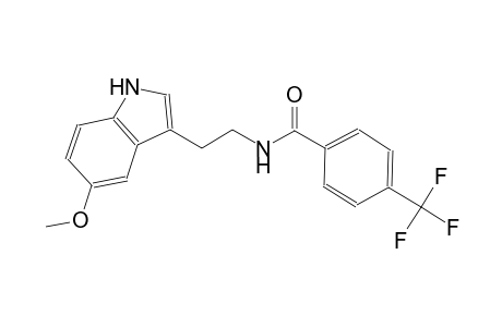 N-[2-(5-methoxy-1H-indol-3-yl)ethyl]-4-(trifluoromethyl)benzamide