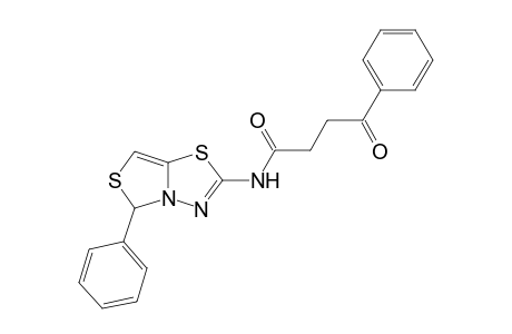 4-Oxo-4-phenyl-N-(5-phenyl-5H-thiazolo[4,3-b][1,3,4]thiadiazol-2-yl)butanamide