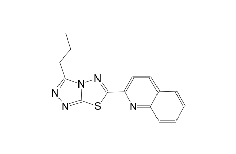 quinoline, 2-(3-propyl[1,2,4]triazolo[3,4-b][1,3,4]thiadiazol-6-yl)-