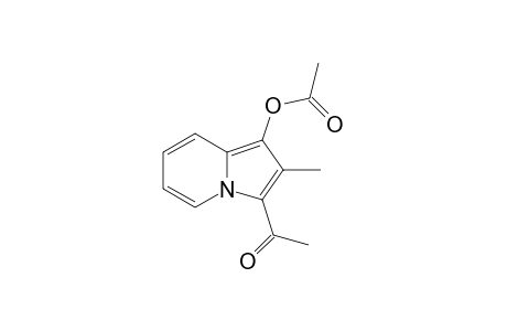 Ethanone, 1-[1-(acetyloxy)-2-methyl-3-indolizinyl]-