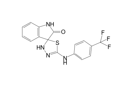 5'-[(4-Trifluoromethyl)(phenylamino)-3'H-spiro-(indoline-3,2'-[1,3,4]thiadiazol)]-2-one
