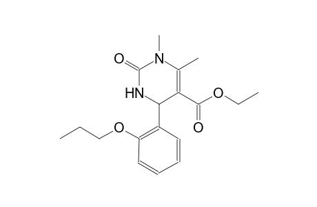 ethyl 1,6-dimethyl-2-oxo-4-(2-propoxyphenyl)-1,2,3,4-tetrahydro-5-pyrimidinecarboxylate