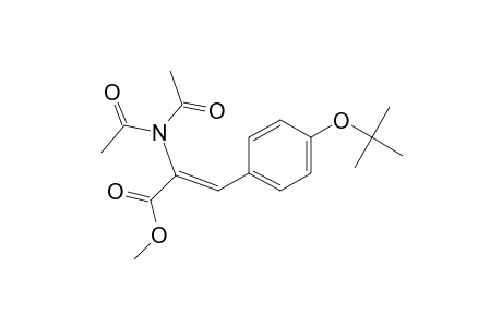 2-Propenoic acid, 2-(diacetylamino)-3-[4-(1,1-dimethylethoxy)phenyl]-, methyl ester, (Z)-