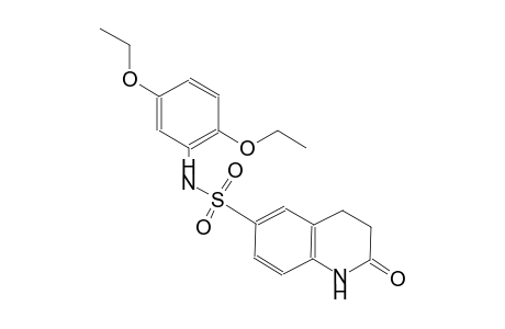 N-(2,5-diethoxyphenyl)-2-oxo-1,2,3,4-tetrahydro-6-quinolinesulfonamide