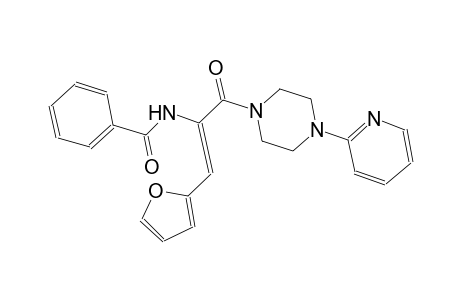 N-((Z)-2-(2-furyl)-1-{[4-(2-pyridinyl)-1-piperazinyl]carbonyl}ethenyl)benzamide