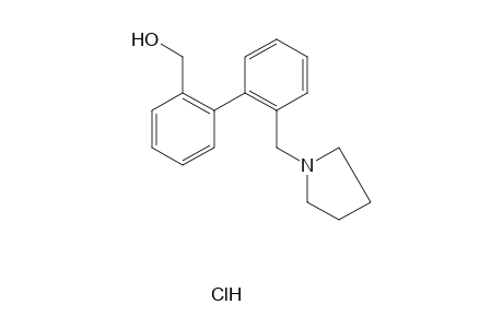 o-[alpha-(1-PYRROLIDINYL)-o-TOLYL]BENZYL ALCOHOL, HYDROCHLORIDE