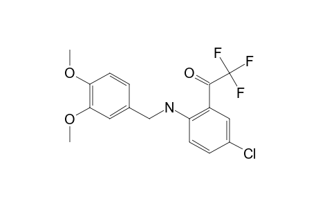 N-(3',4'-DIMETHOXYBENZYL)-4-CHLORO-2-TRIFLUOROACETYLANILINE