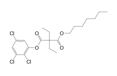 Diethylmalonic acid, heptyl 2,3,5-trichlorophenyl ester