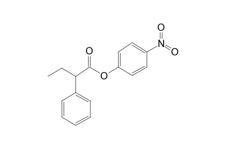 Butyric acid, 2-phenyl-, 4-nitrophenyl ester