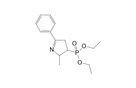 Diethyl-[(5-methyl-2-phenyl-delta1-pyrrolin-4-yl)-phosphonate]