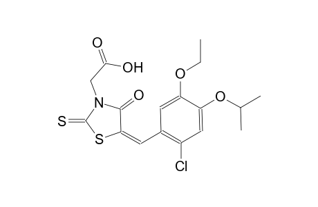 [(5E)-5-(2-chloro-5-ethoxy-4-isopropoxybenzylidene)-4-oxo-2-thioxo-1,3-thiazolidin-3-yl]acetic acid