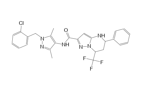 N-[1-(2-chlorobenzyl)-3,5-dimethyl-1H-pyrazol-4-yl]-5-phenyl-7-(trifluoromethyl)-4,5,6,7-tetrahydropyrazolo[1,5-a]pyrimidine-2-carboxamide
