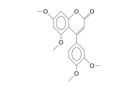 5,7-Dimethoxy-4-(3,4-dimethoxy-phenyl)-coumarin