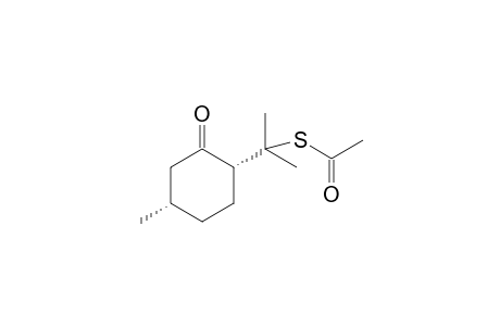 Ethanethioic acid <S-, [1-methyl-, 1-(4-methyl-, 2-oxocyclohexyl)ethyl]-, cis-> ester