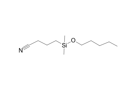 4-[Dimethyl(pentyloxy)silyl]butanenitrile