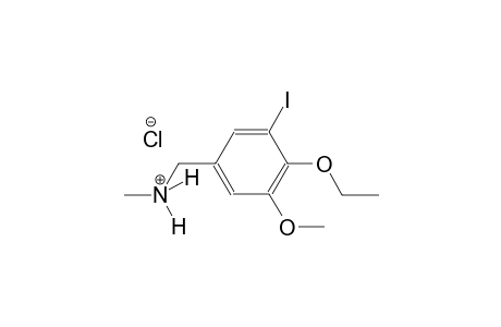 (4-ethoxy-3-iodo-5-methoxyphenyl)-N-methylmethanaminium chloride