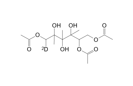 Galactitol-1-D-2,3,4-trimethyl-1,5,6-triacetate