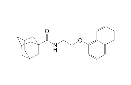 tricyclo[3.3.1.1~3,7~]decane-1-carboxamide, N-[2-(1-naphthalenyloxy)ethyl]-