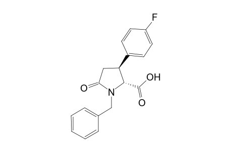 (2R,3S)-1-Benzyl-3-(4-fluorophenyl)pyroglutamic acid