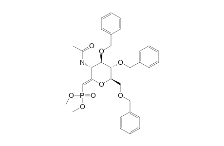 (Z)-3-ACETAMIDO-2,6-ANHYDRO-4,5,7-TRI-O-BENZYL-1,3-DIDEOXY-1-DIMETHOXYPHOSPORYL-D-GLUCOHEPT-1-ENITOL