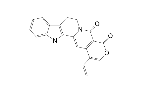 NAUCLEALINE-A;3,14,15,16,17,20-HEXADEHYDRO-16-ETHENYLOXAYOHIMBAN-19,21-DIONE